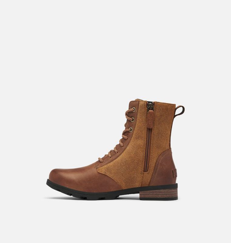 Sorel Dam Gummistövlar Brun - Emelie™ Short Lace Låga - IMO-603821